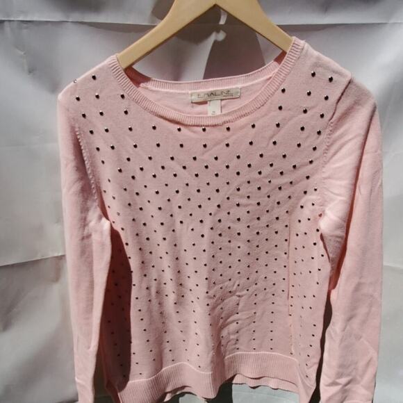 Emaline pink metal studded sweater - Picture 12 of 16